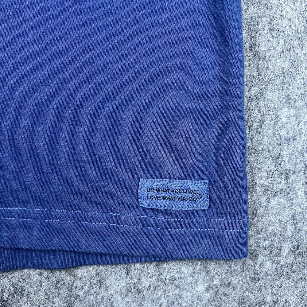 Life Is Good Men's Crusher Tee Classic Fit Football 100% Cotton Blue Size XL - Picture 6 of 12